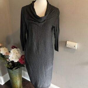 Banana Republic cowl neck 3/4 sleeve sweater dress